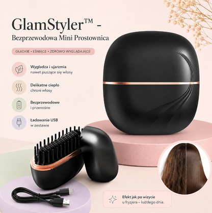 GlamStyler™ - Bezprzewodowa Mini Prostownica